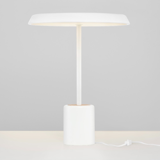 Lampada da tavolo bianca moderna led 3000k