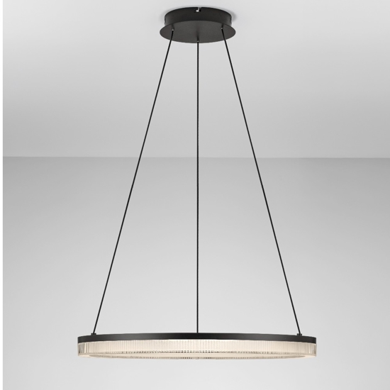 Lampadario moderno circolare led 3000k dimmerabile