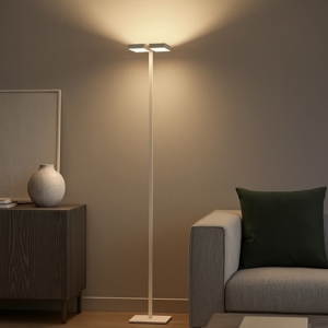 Visualizza i dettagli per Piantana moderna luminosa grigio parabole orientabili Piantana moderna luminosa grigio parabole orientabili