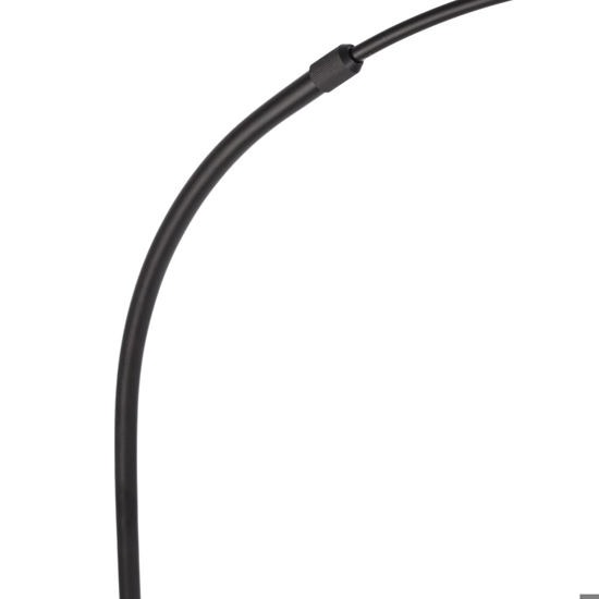 Lampada arco nera paralume orientabile moderna