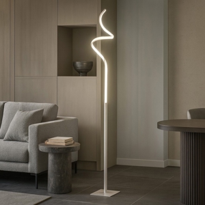 Piantana lampada da terra moderna artemix dimmerabile led 11w 4000k bianca