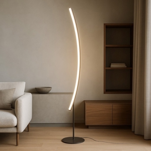 Lampada ad arco led 24w 3000k vivida bow sabbia