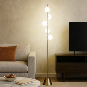 Miloox pomi sforzin lampada da terra moderna oro