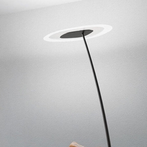 Visualizza i dettagli per Antigua nera fl linea light piantana moderna led 3000k dimmerabile Antigua nera fl linea light piantana moderna led 3000k dimmerabile