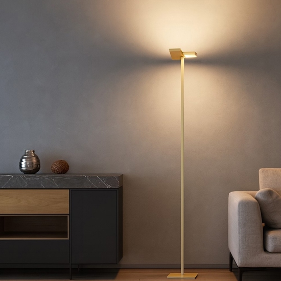 Lampada da terra sabbia moderna 6 luci orientabili top light