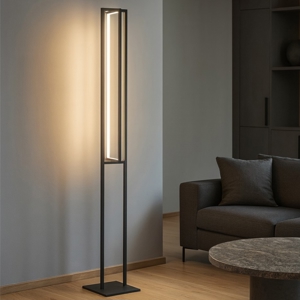 Eglo siberia lampada da terra moderna minimalista led dimmerabile con telecomando