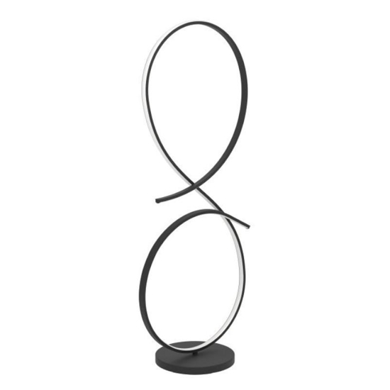 Serpins eglo piantana lampada da terra moderna design led 20w 3000k