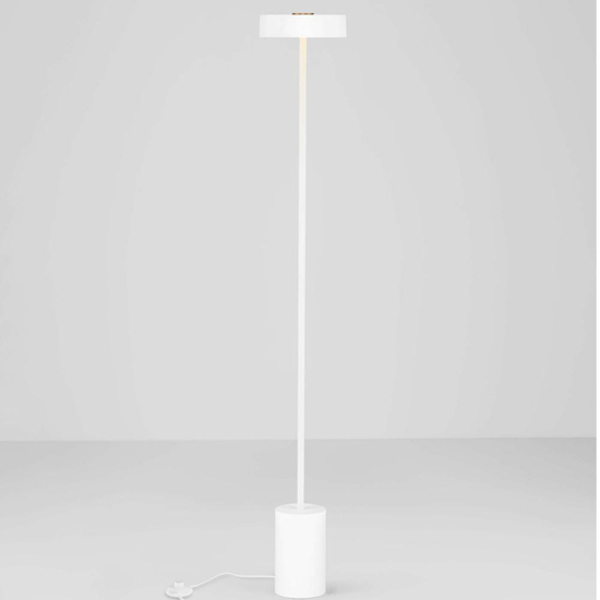 Piantana da terra led 3000k bianca moderna per salotto