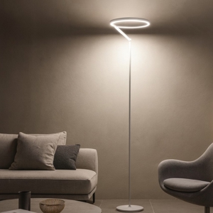 Piantana titanio vivida meridiana moderna led 27w 3000k 4000k