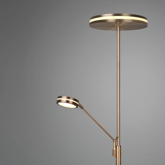 Lampada da terra oro moderna led da 2700k a 4000k orientabile Lampada da terra oro moderna led da 2700k a 4000k orientabile