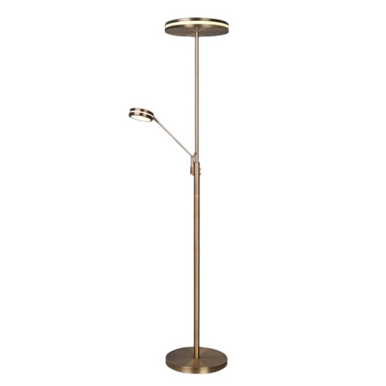 Lampada da terra oro moderna led da 2700k a 4000k orientabile Lampada da terra oro moderna led da 2700k a 4000k orientabile