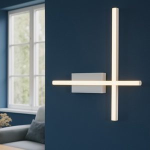 Applique da parete bianco design minimal led 3200k