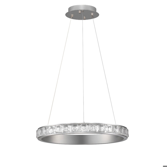 Lampadario per camera da letto effetto cristallo led 3000k