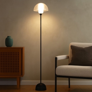 Visualizza i dettagli per Maytoni lampada da terra moderna nera per salotto minimale h139 cm Maytoni lampada da terra moderna nera per salotto minimale h139 cm