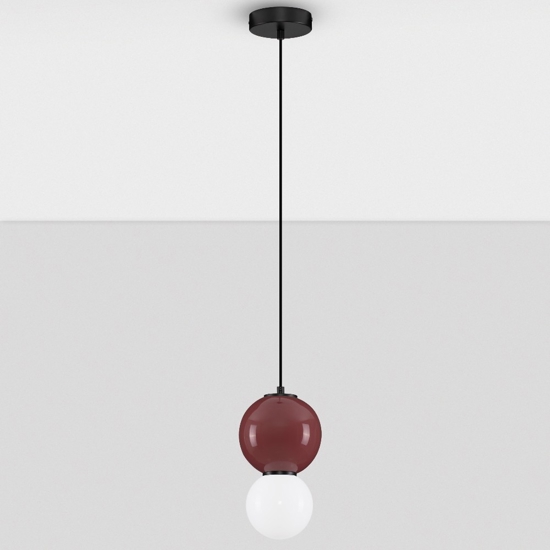 Lampada a sospensione per comodino diametro 15cm led 3000k