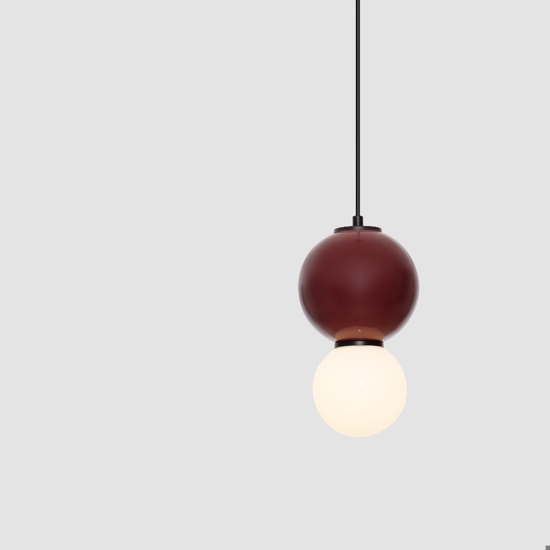 Lampada a sospensione per comodino diametro 15cm led 3000k