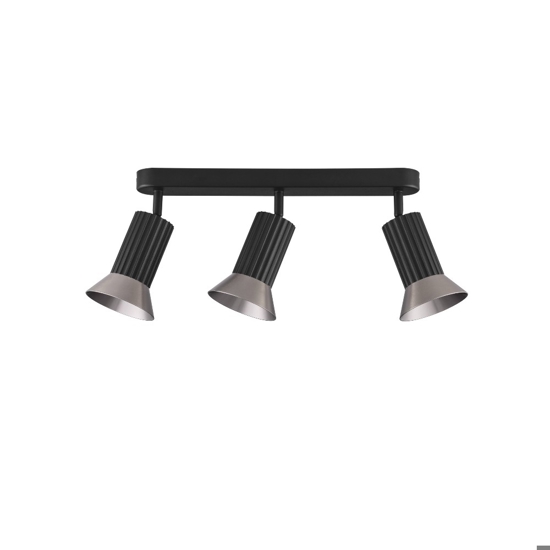 Plafoniera da cucina moderna con 3 faretti orientabili