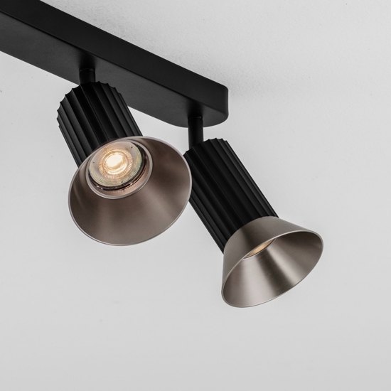 Plafoniera da cucina moderna con 3 faretti orientabili