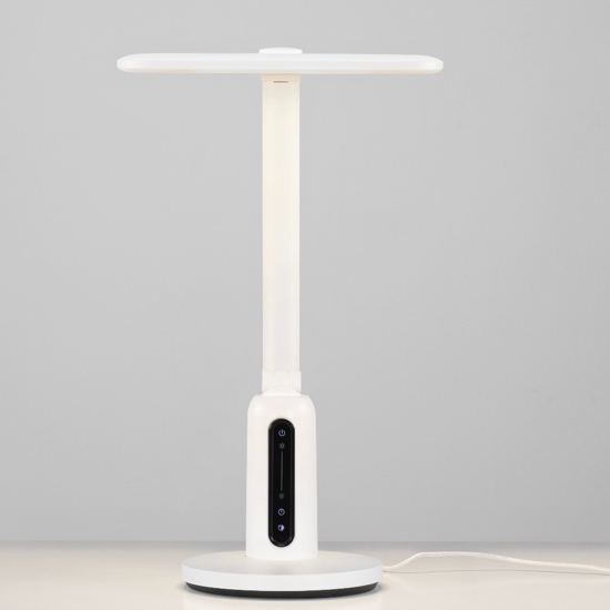Lampada da tavolo orientabile bianca led 4000k touch