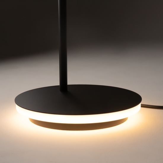 Maytoni lampada da terra moderna estudo led 3000k orientabile due luci