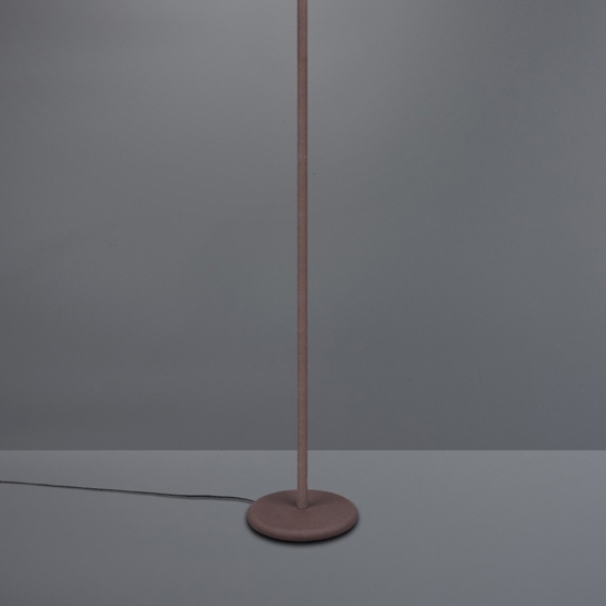 Lampada da terra in stile ferro battuto