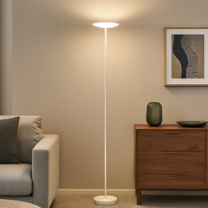Lampada da terra led 18w 3000k bianca moderna febe perenz illuminazione