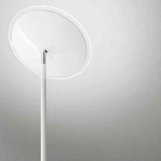Lampada da terra led 18w 3000k bianca moderna febe perenz illuminazione