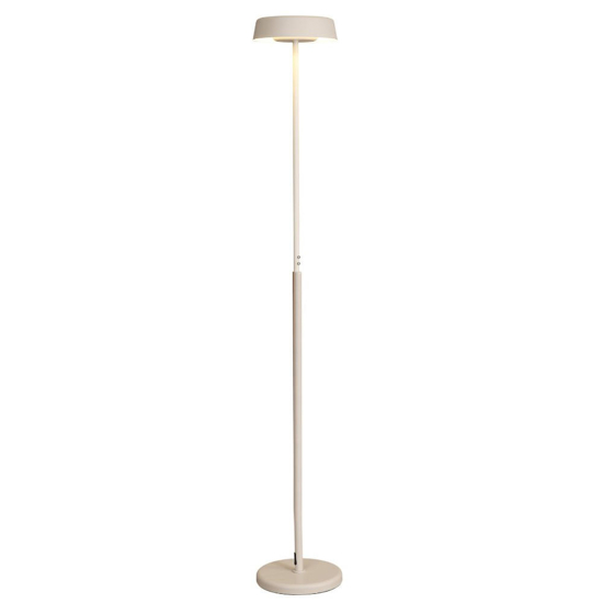 Lampada da terra bianca moderna luce led 30w 3000k biemissione