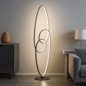 Visualizza i dettagli per Gianella eglo lampada da terra moderna nera design led 40w 3000k Gianella eglo lampada da terra moderna nera design led 40w 3000k