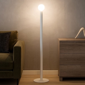 Visualizza i dettagli per Lampada da terra moderna cilindro bianco birba fl linea light Lampada da terra moderna cilindro bianco birba fl linea light