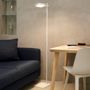 Visualizza i dettagli per Lampada da terra toplight bianca led 20w 3000k 4000k orientabile Lampada da terra toplight bianca led 20w 3000k 4000k orientabile