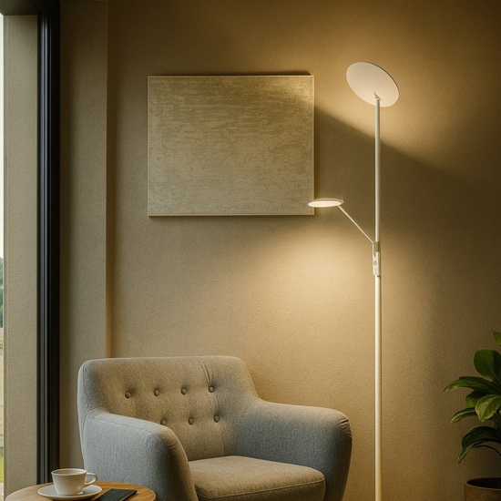 Perenz miranda piantana led 3000k design moderno orientabile