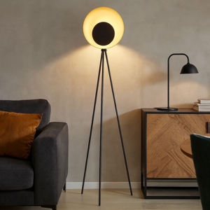 Lampada da terra eclissi led 3000k tre piedi