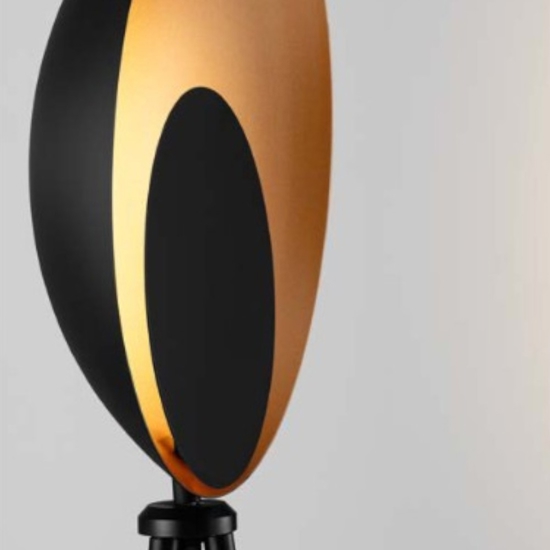 Lampada da terra eclissi led 3000k tre piedi