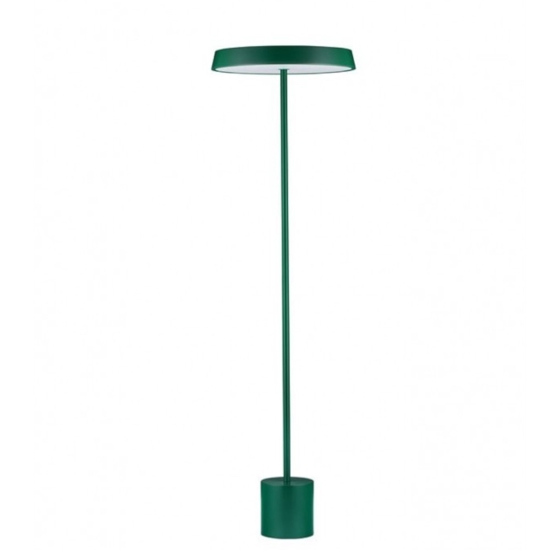 Lampada da terra moderna led 3000k tondo verde h136 cm