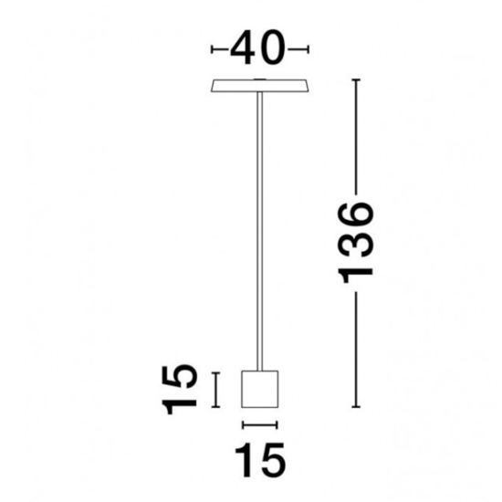 Lampada da terra moderna led 3000k tondo verde h136 cm