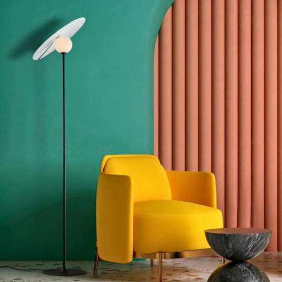 Piantana design moderno orientabile per salotto