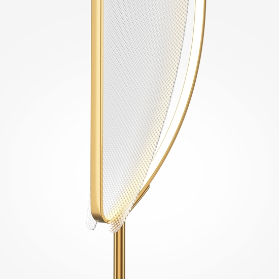 Lampada da terra moderna breeze maytoni led 3000k base effetto marmo