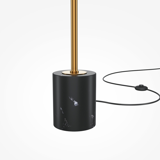 Lampada da terra moderna breeze maytoni led 3000k base effetto marmo