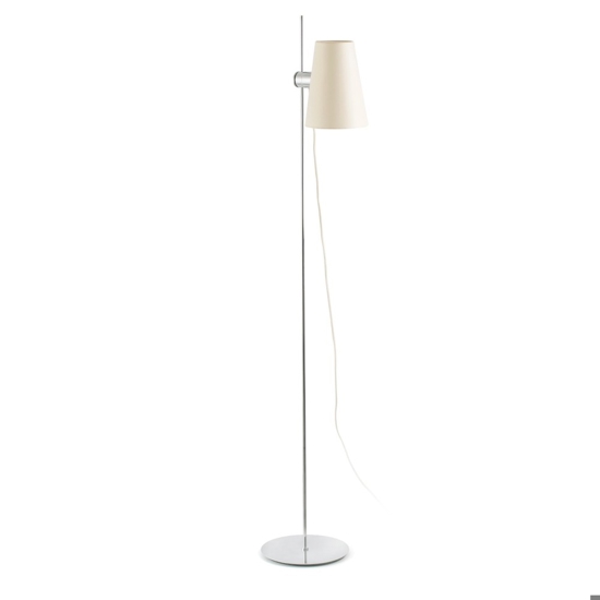 Lampada da terra moderna da lettura con paralume orientabile