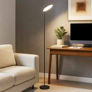 Visualizza i dettagli per Piantana nera led 24w 3000k orientabile ophelia perenz Piantana nera led 24w 3000k orientabile ophelia perenz
