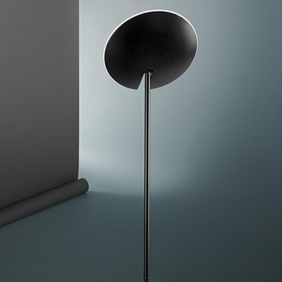 Piantana nera led 24w 3000k orientabile ophelia perenz