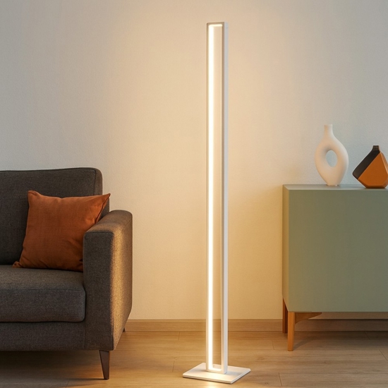 Perenz sway lampada da terra orientabile led 27w 3000k 4000k 6000k moderna