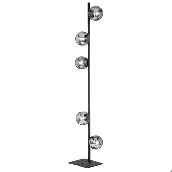 Ondaluce pt monile lampada da terra nera moderna