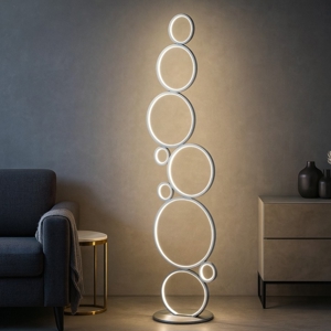 Ondaluce piantana pt pois silver moderna