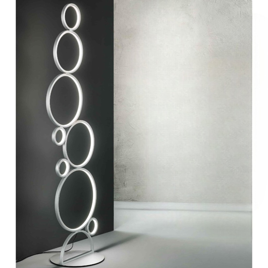 Ondaluce piantana pt pois silver moderna
