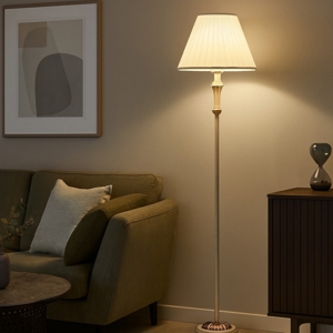 Visualizza i dettagli per Firenze pt1 ideal lux lampa da terra classica bianca foglia oro Firenze pt1 ideal lux lampa da terra classica bianca foglia oro