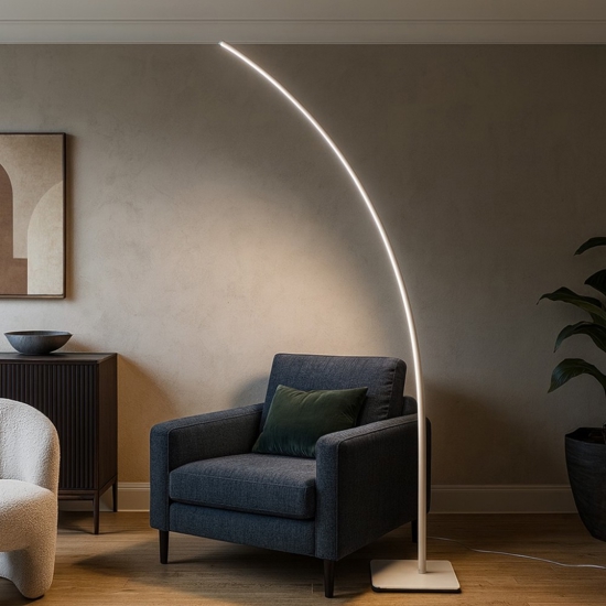 Piantana ad arco led 33w 3000k 4000k vivida bracket
