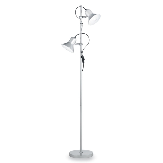 Polly pt2 ideal lux lampada da terra grigio luci orientabili