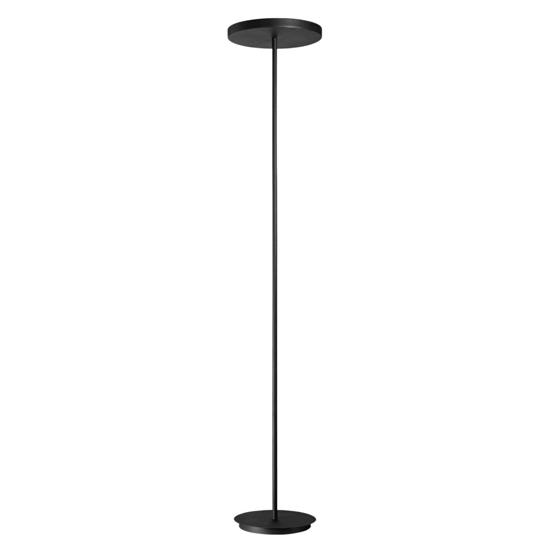 Colonna pt4 ideal lux lampada da terra moderna nera gx53 led 3000k